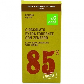Czekolada gorzka min. 85% kakao z imbirem 80g